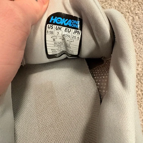 Hoka Gaviota 5 Gray Sneakers - Picture 3 of 4